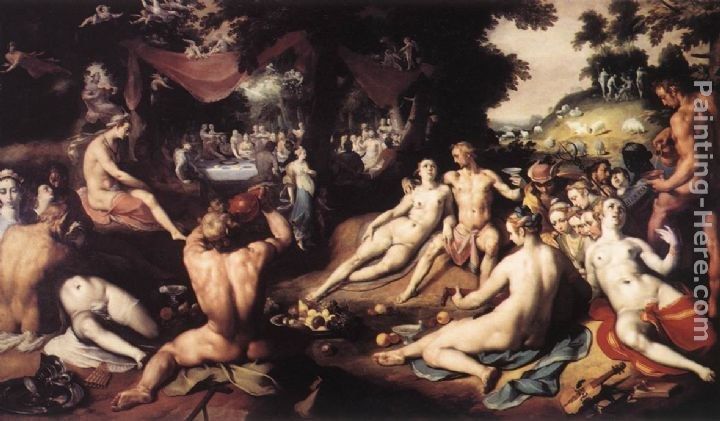Cornelis Cornelisz Van Haarlem The Wedding of Peleus and Thetis